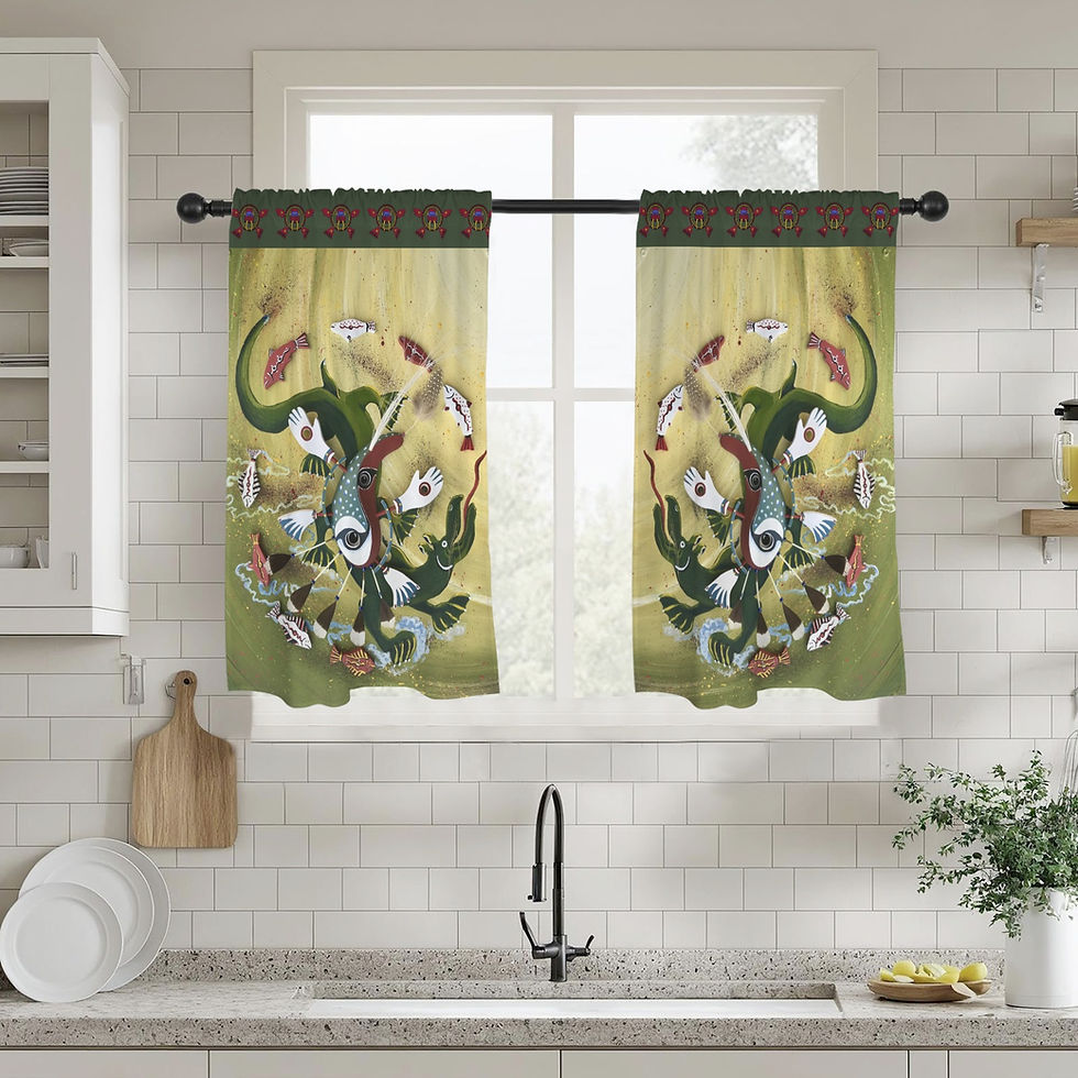 Palrayuk Window Curtain 28"x40"