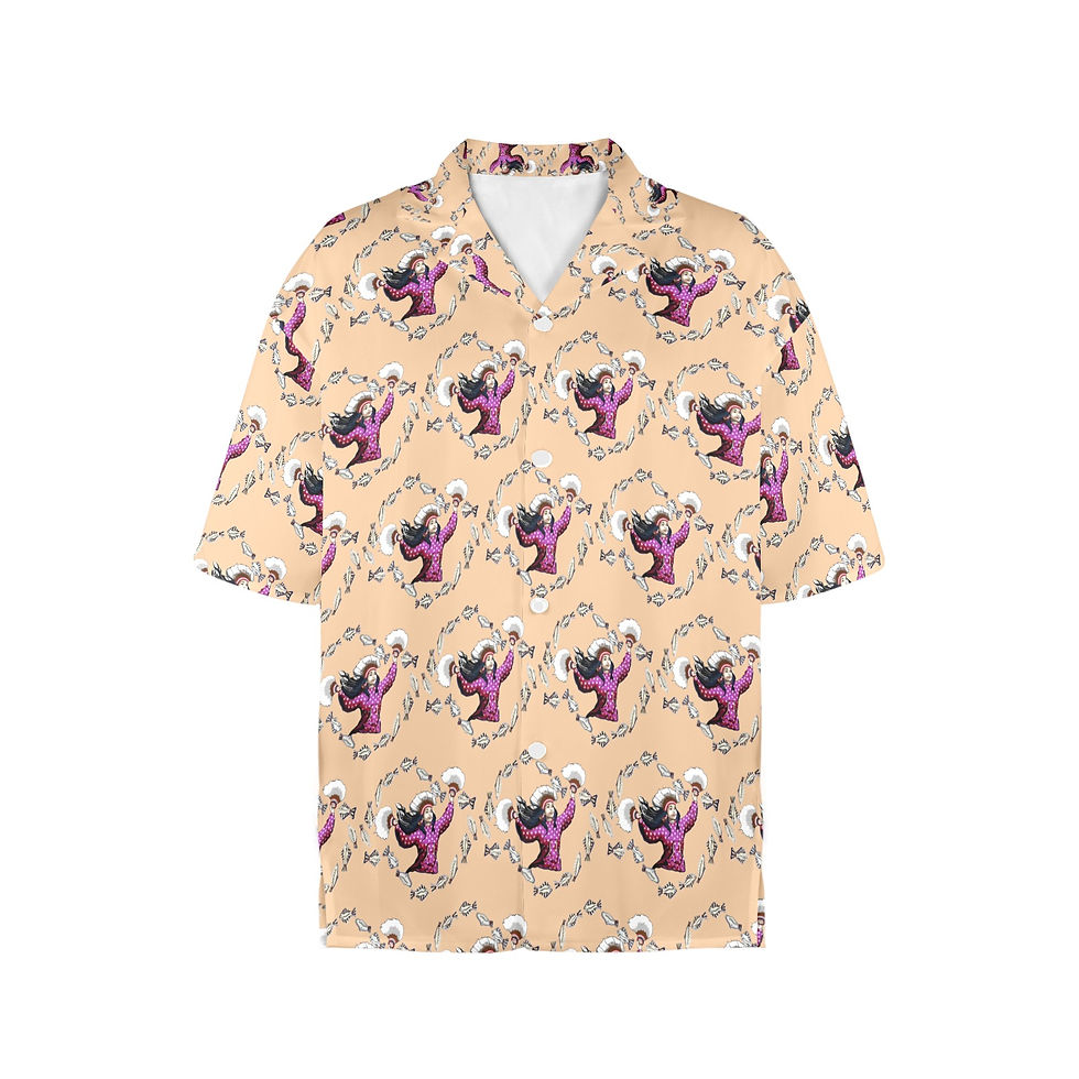 Thumbnail: Women’s Sandy Beach Hawaiian Shirt