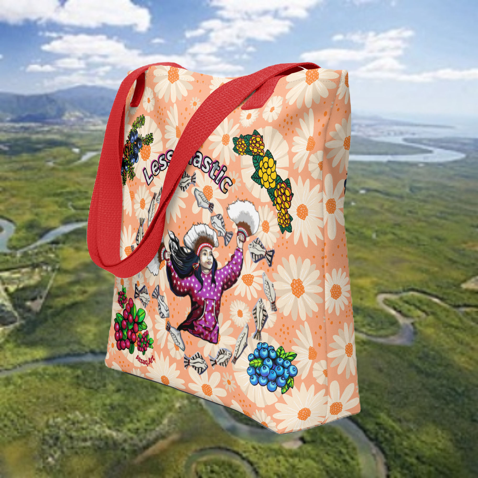 Less Plastic Tote Bag