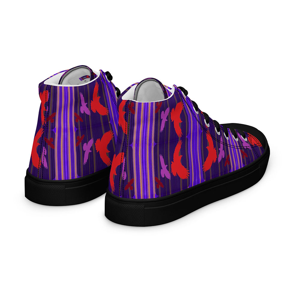 Thumbnail: Women's High Top Canvas Shoes