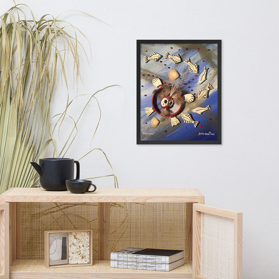 Thumbnail: Migration III Framed Print
