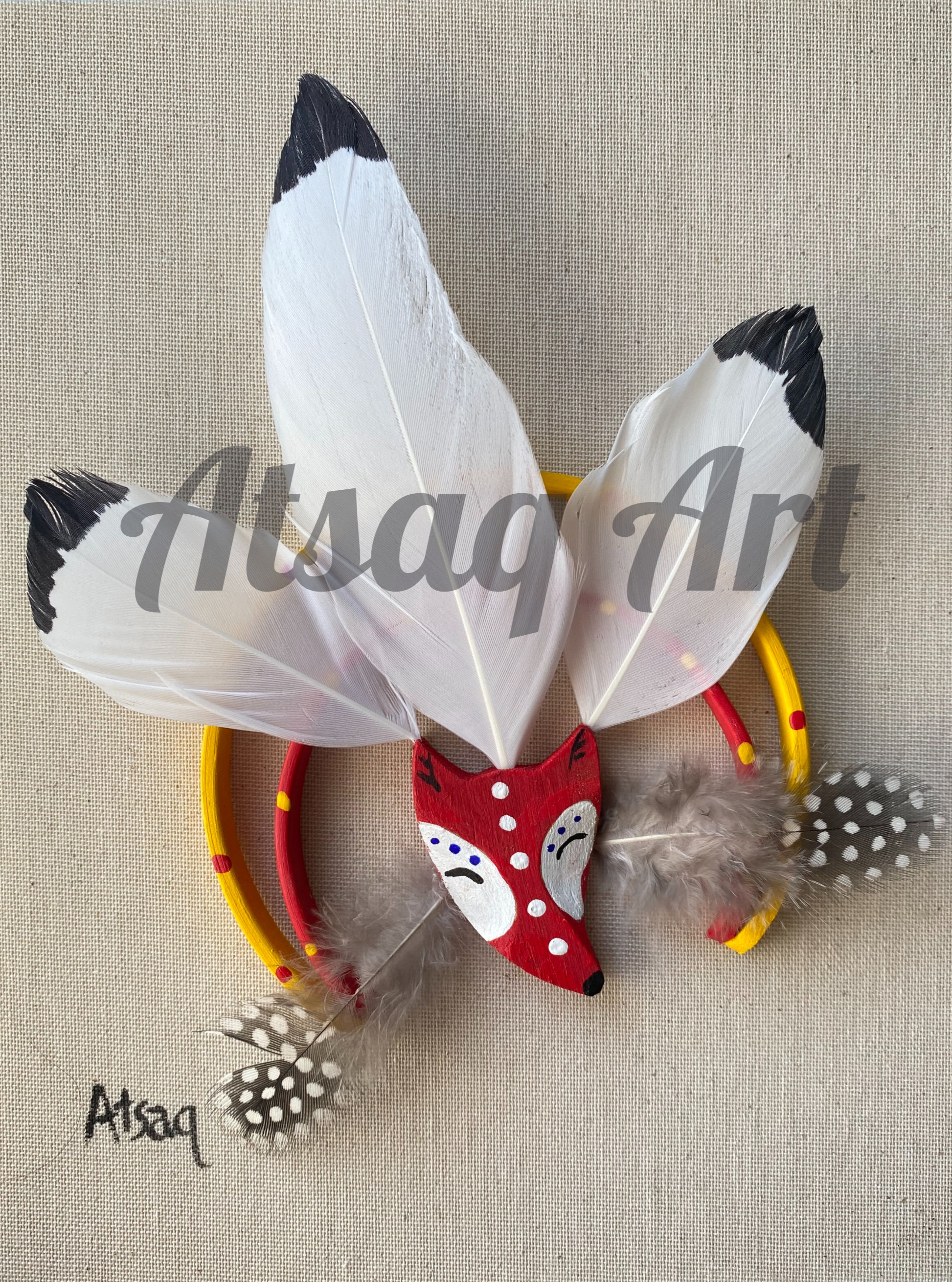 Hoop Top Fox Mask