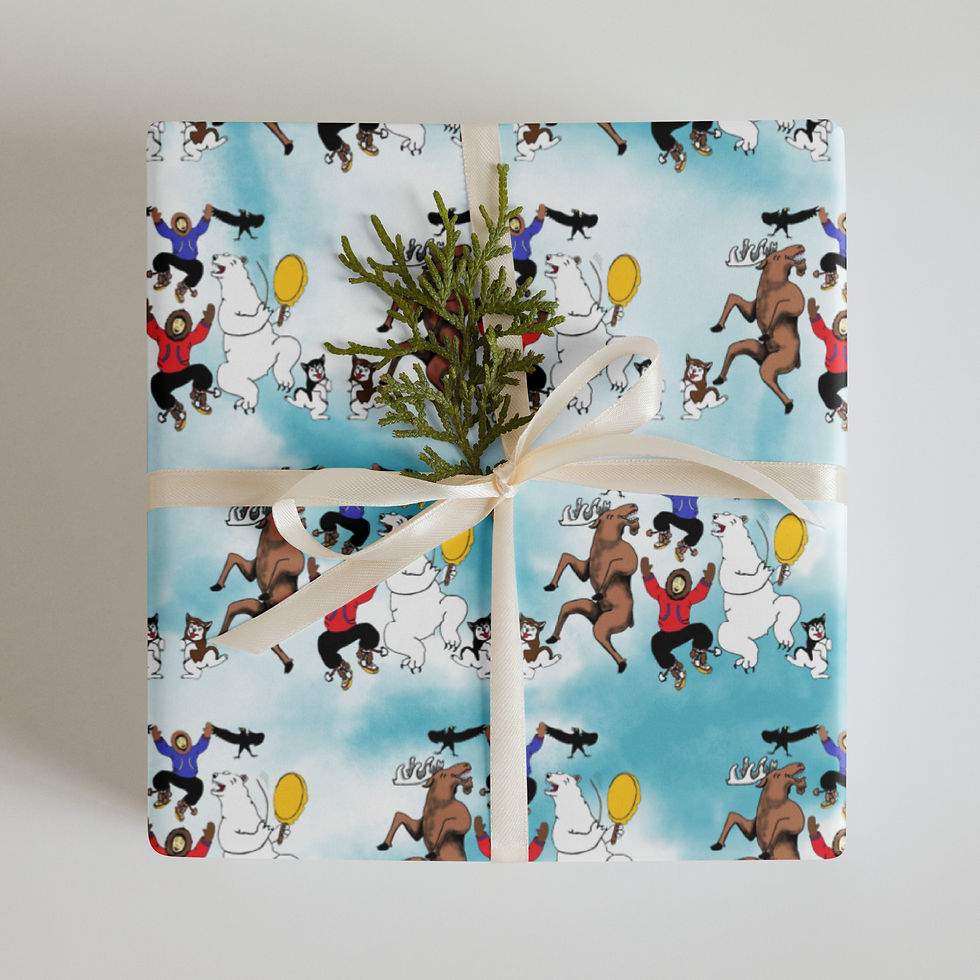 Animal Party Wrapping Sheet