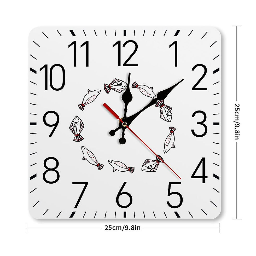 Square Wall Clock