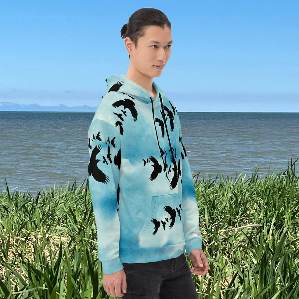 Thumbnail: Raven Blue Pullover Hoodie