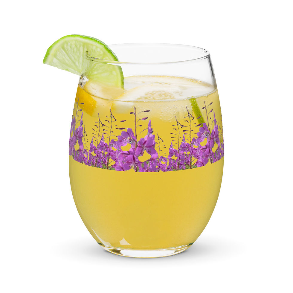 Fireweed Stemless Glass 15oz.