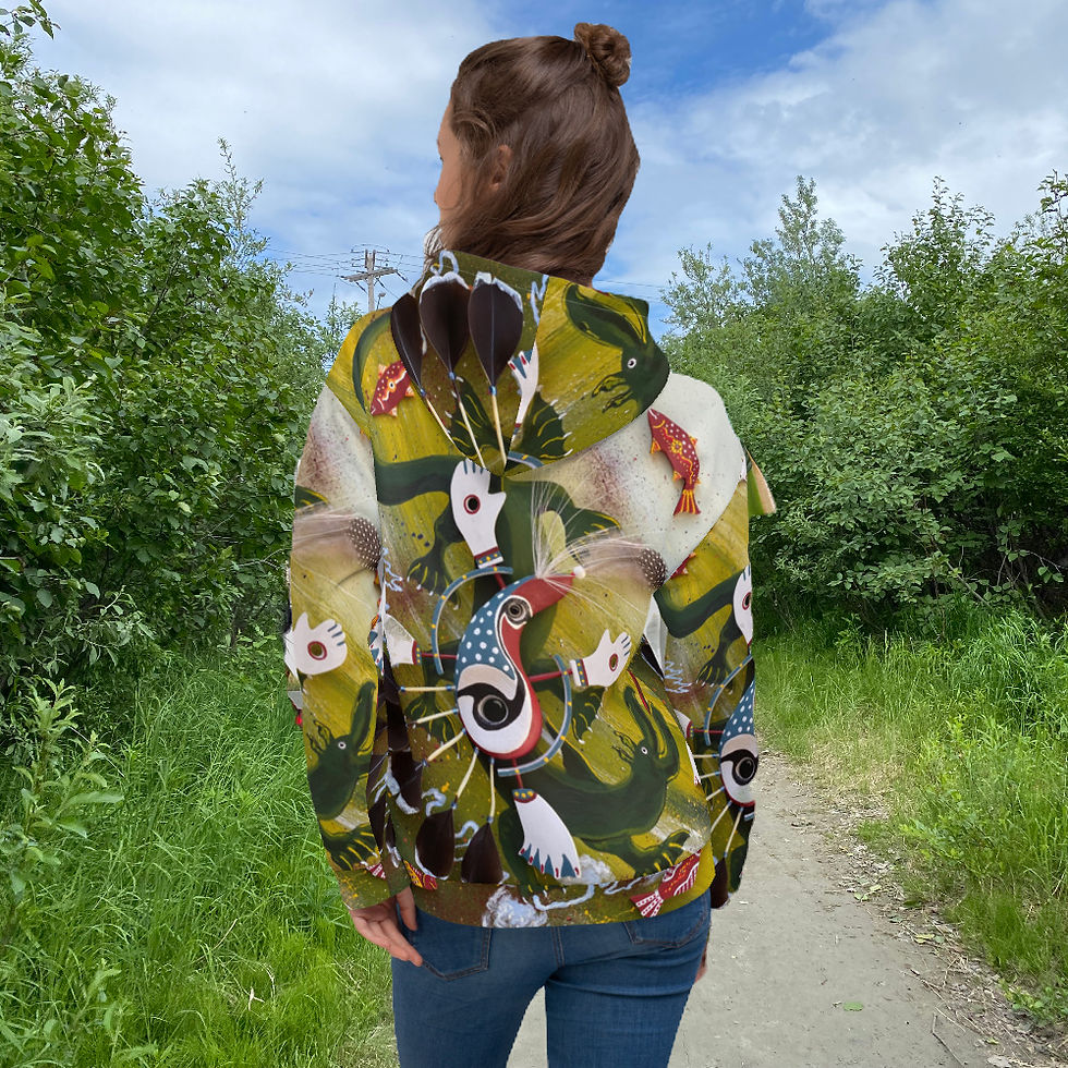 Thumbnail: Palrayuk Mask Pullover Hoodie