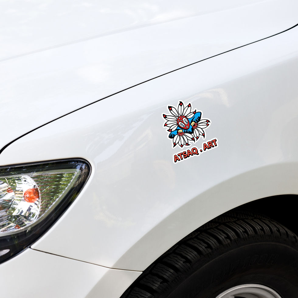 Thumbnail: Atsaq Logo Bubble-Free Stickers