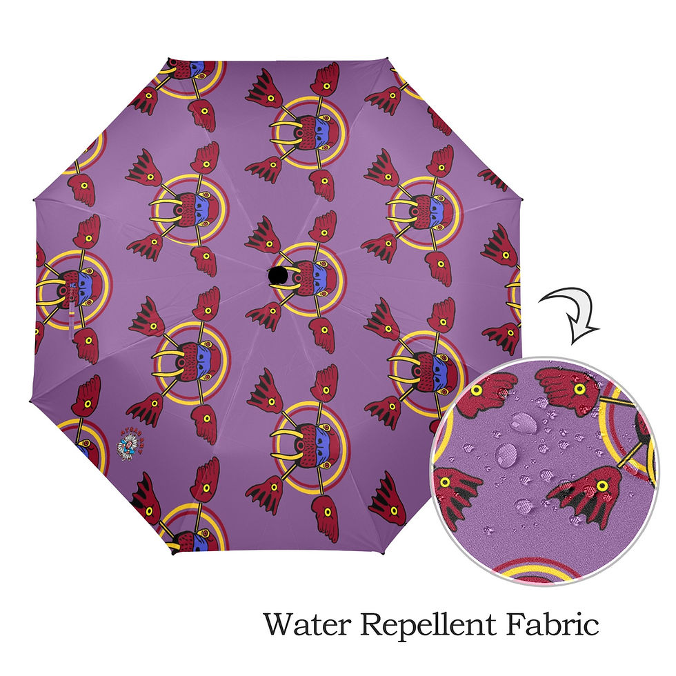 Thumbnail: Walrus Face Semi-Auto Fold Umbrella