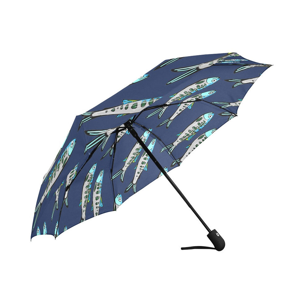 Fish Smolt Auto-Foldable Umbrella