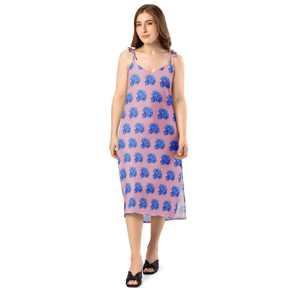 Thumbnail: Melanie Tie-strap Midi Dress