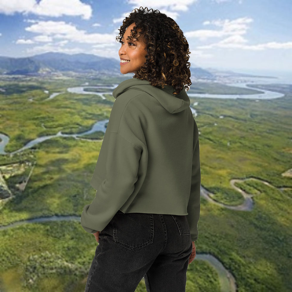 Thumbnail: Natural Crop Hoodie