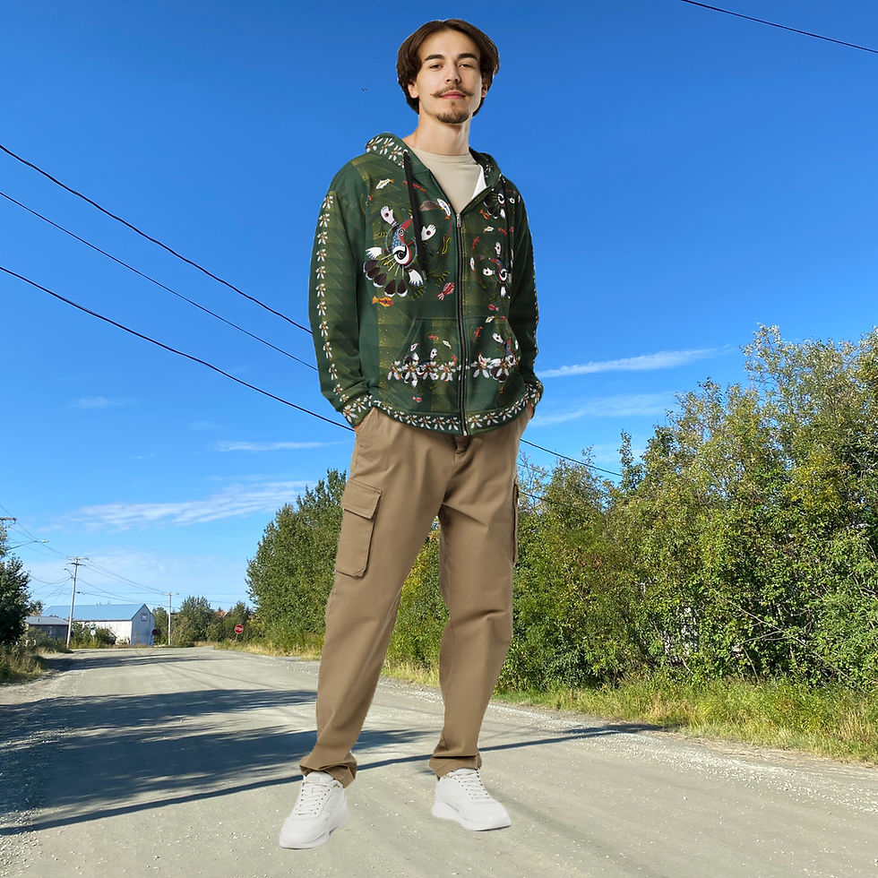 Thumbnail: Green Earth Zip Hoodie