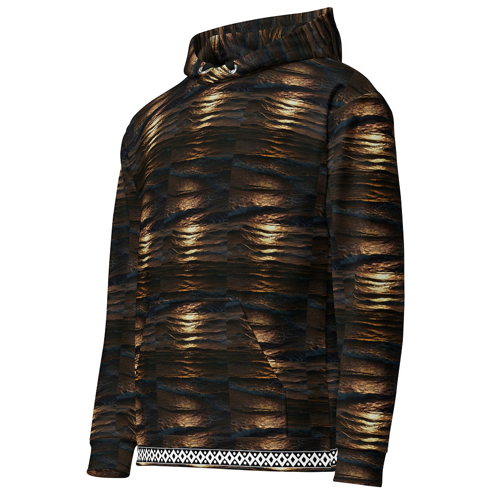 Thumbnail: Unisex Brown Pullover Hoodie
