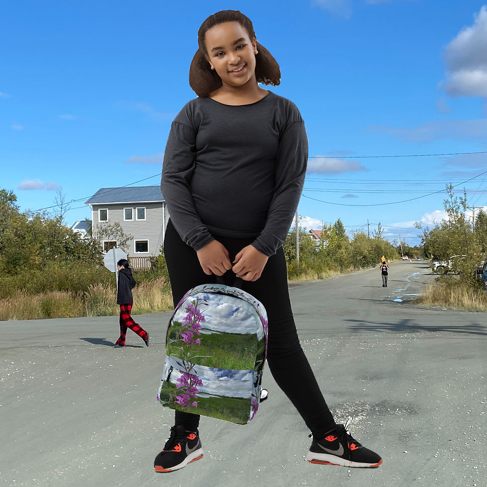 Alaska Fireweed Backpack