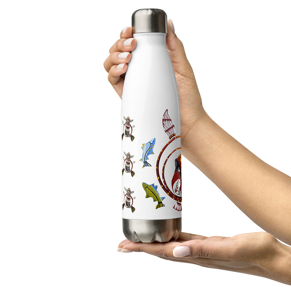 Thumbnail: Fox Dance Stainless Steel Water Bottle
