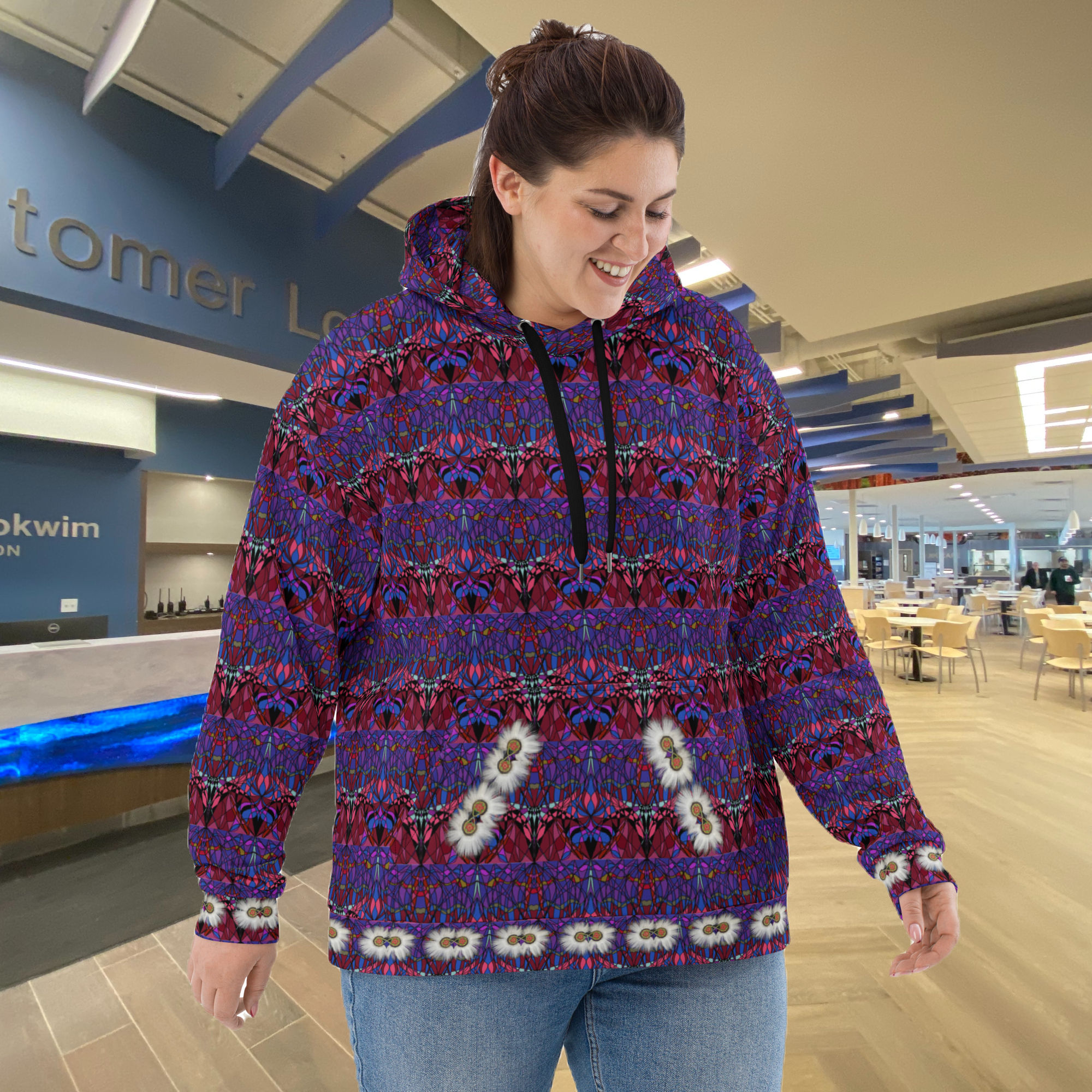 Purple Fans Pullover Hoodie