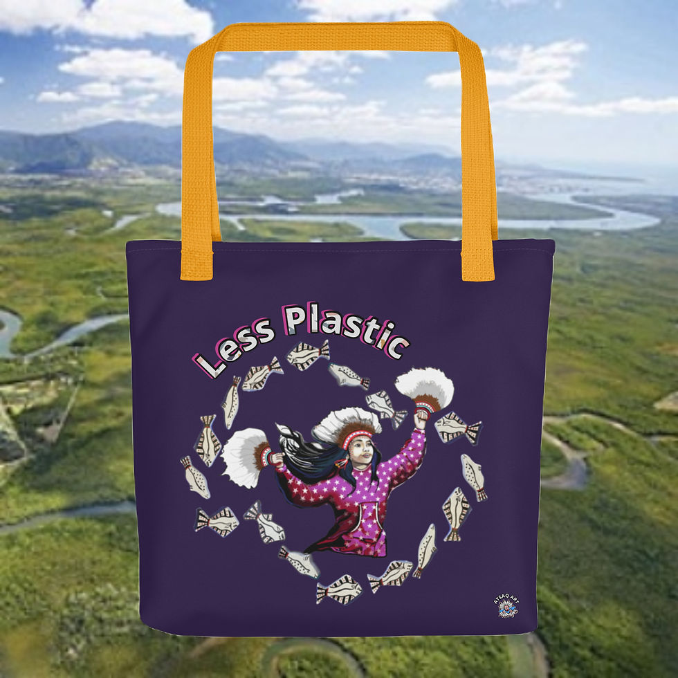 Thumbnail: Less Plastic Tote Bag