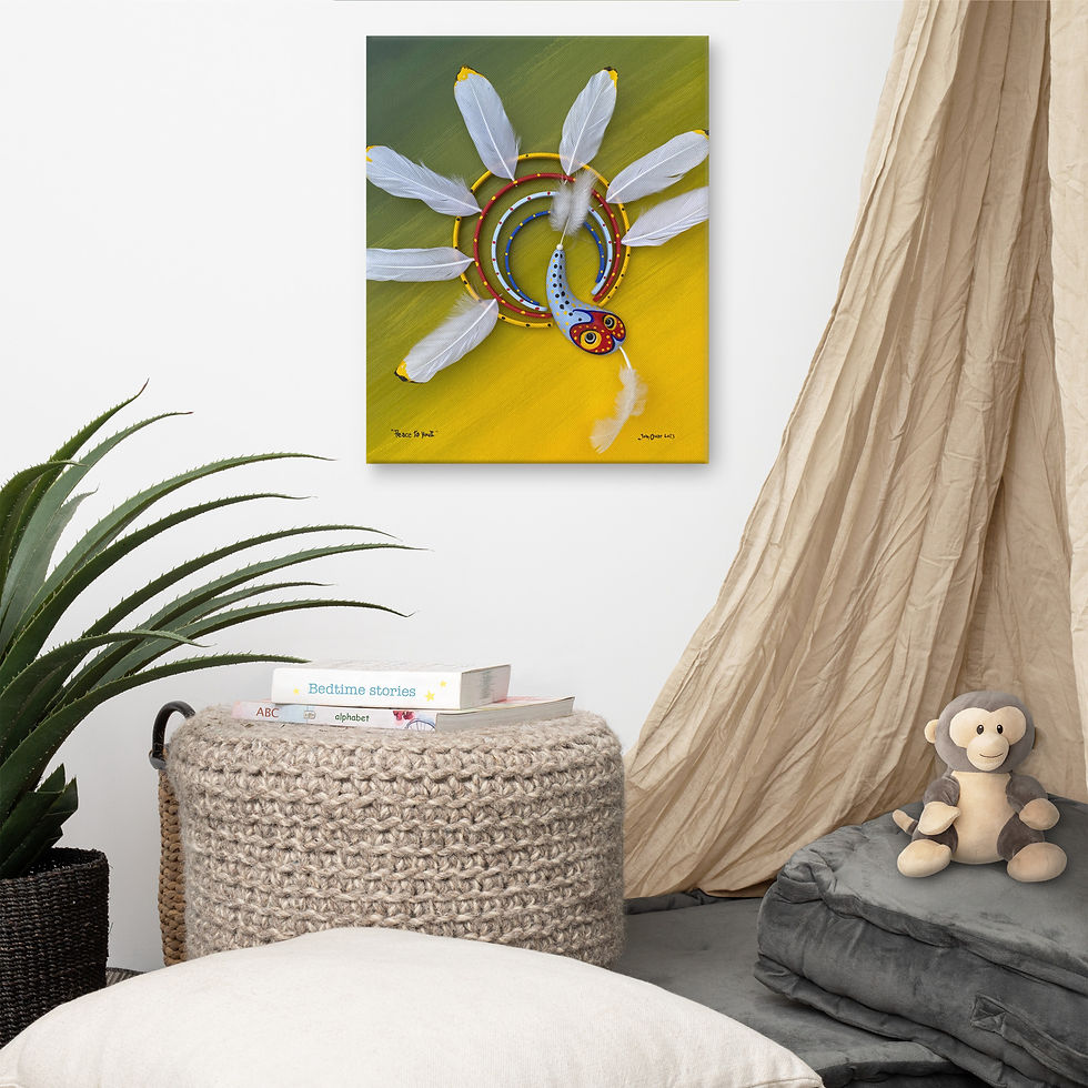Thumbnail: Peace To You Unframed Canvas Print