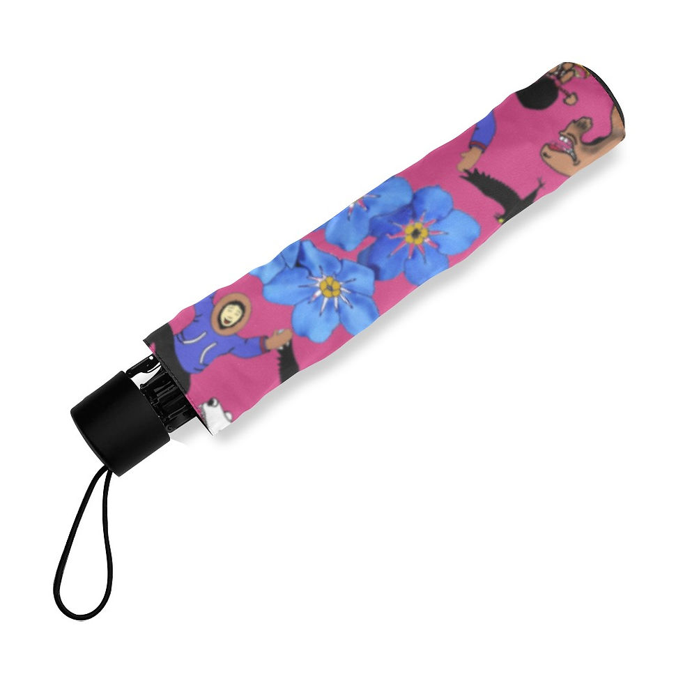 Thumbnail: Pink Party Foldable Umbrella