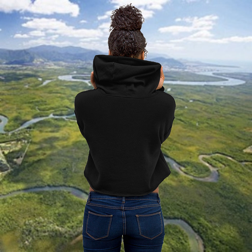 Thumbnail: Natural Crop Hoodie