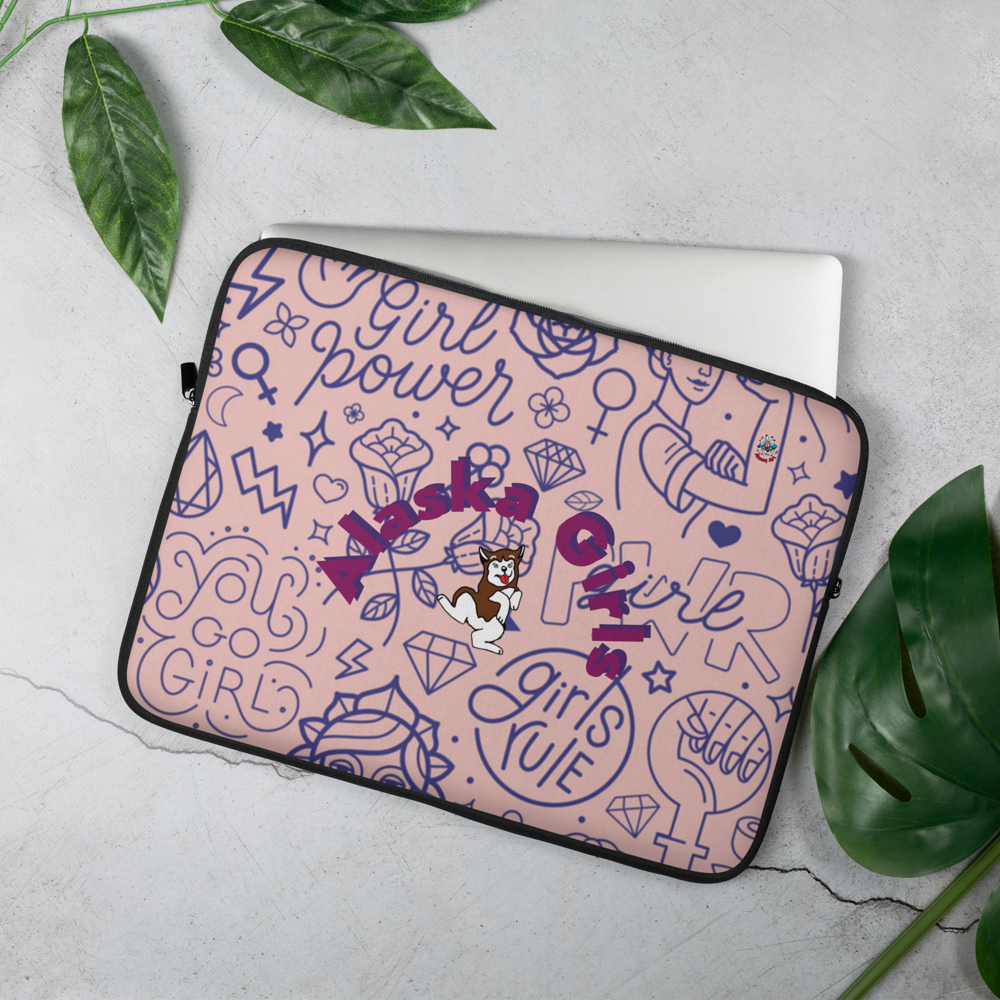 Girls Rule Laptop Sleeve
