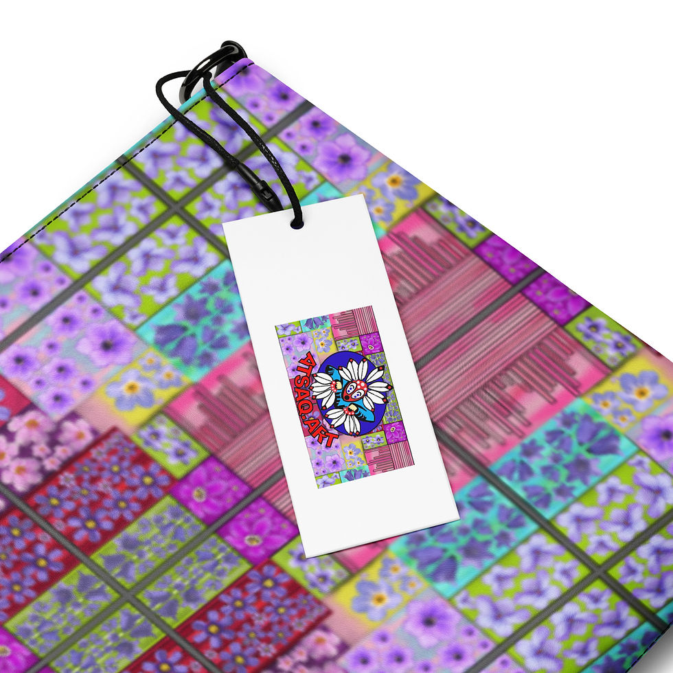 Thumbnail: Quilted Pattern Crossbody Bag