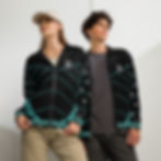 Green Trim Unisex Track Jacket