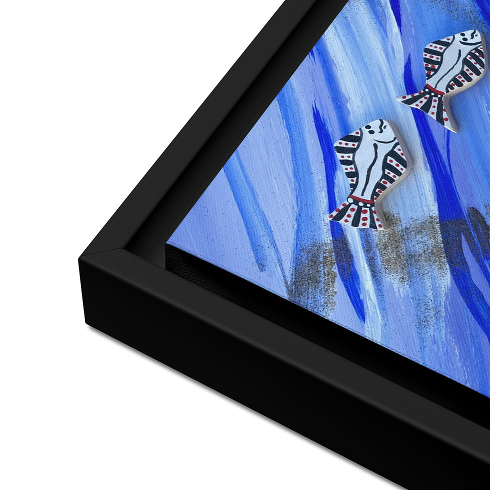 Thumbnail: Migration Framed Canvas Print