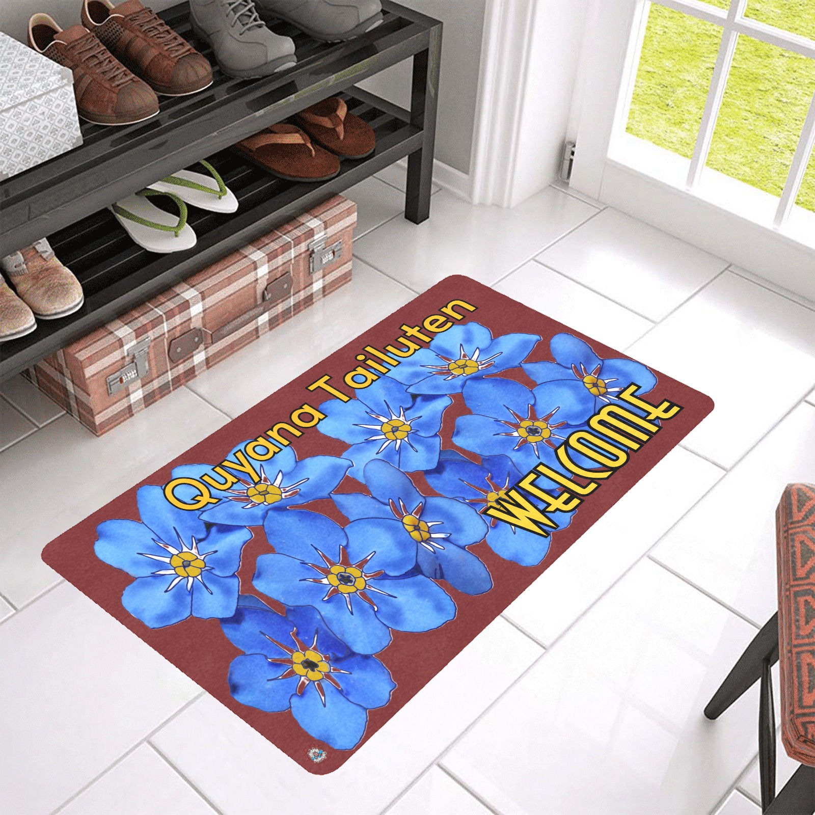 Quyana Tailuten Red Doormat