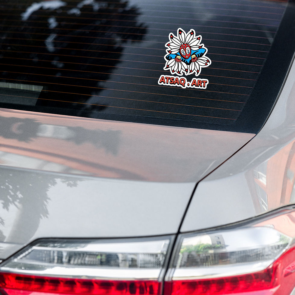 Thumbnail: Atsaq Logo Bubble-Free Stickers