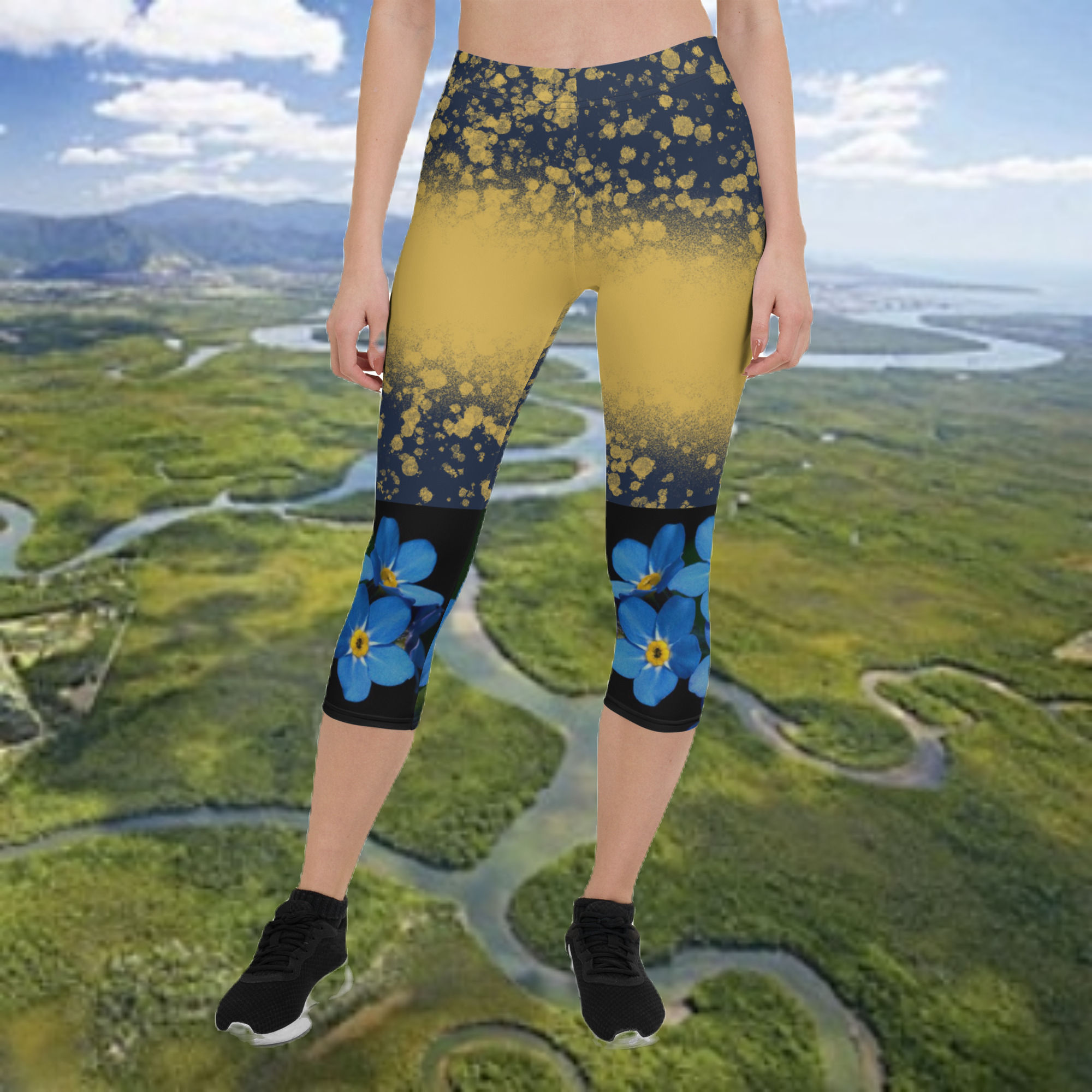 Print Capri Leggings