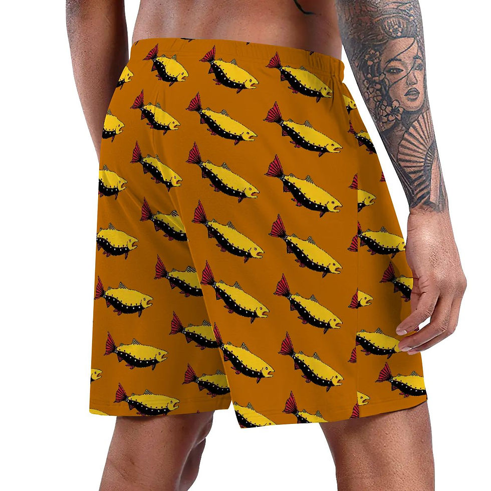 Men’s Fish Graph Buttercup Shorts