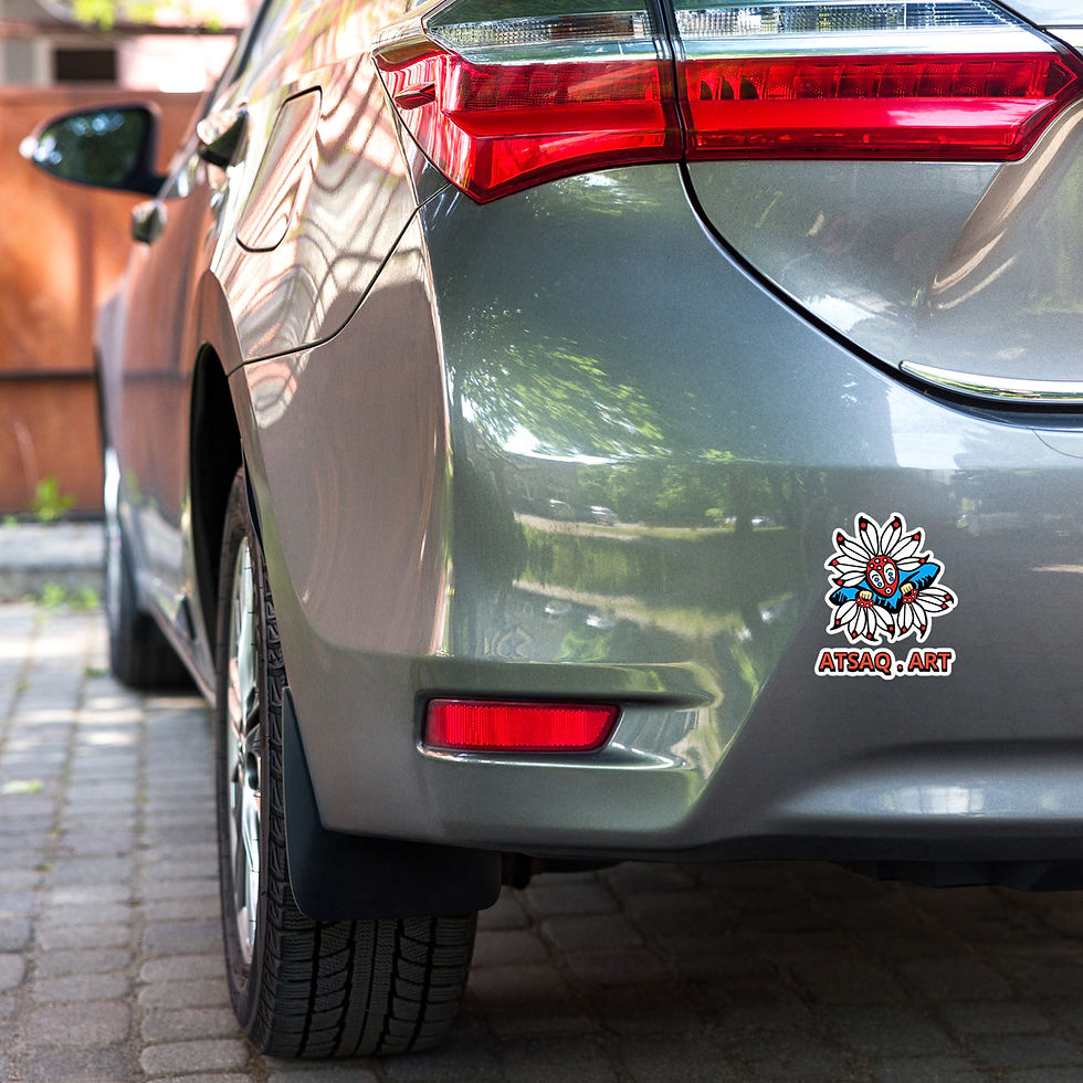 Thumbnail: Atsaq Logo Bubble-Free Stickers