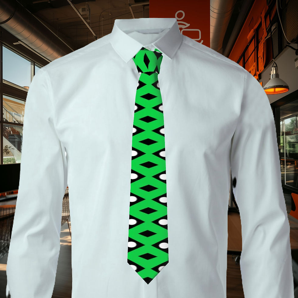 Native Diamond Pattern Necktie
