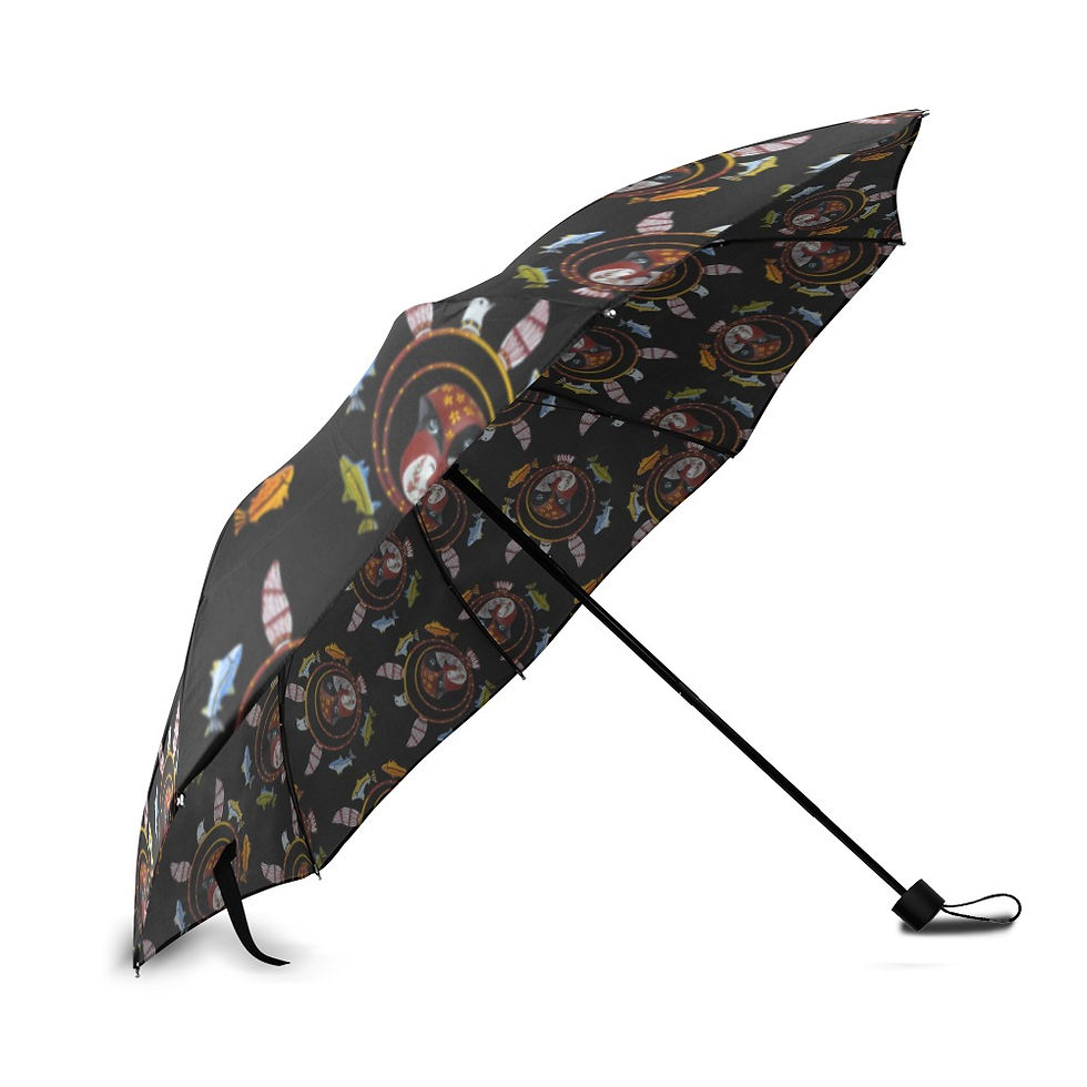 Fox Mask Foldable Umbrella