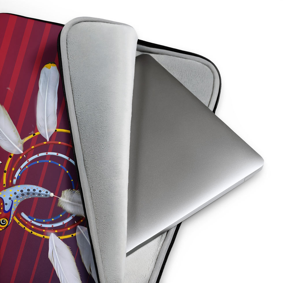 Peace to You Red Laptop Sleeve