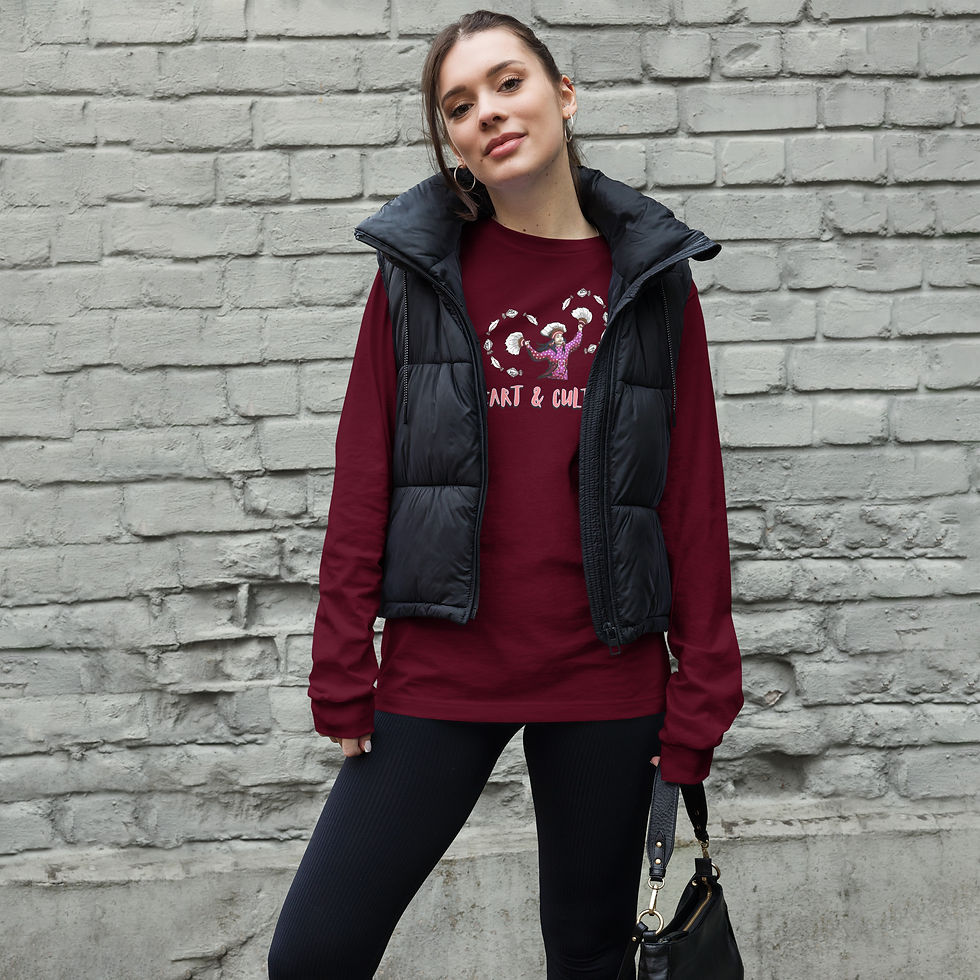 Thumbnail: Unisex Heart & Culture Long Sleeve Shirt