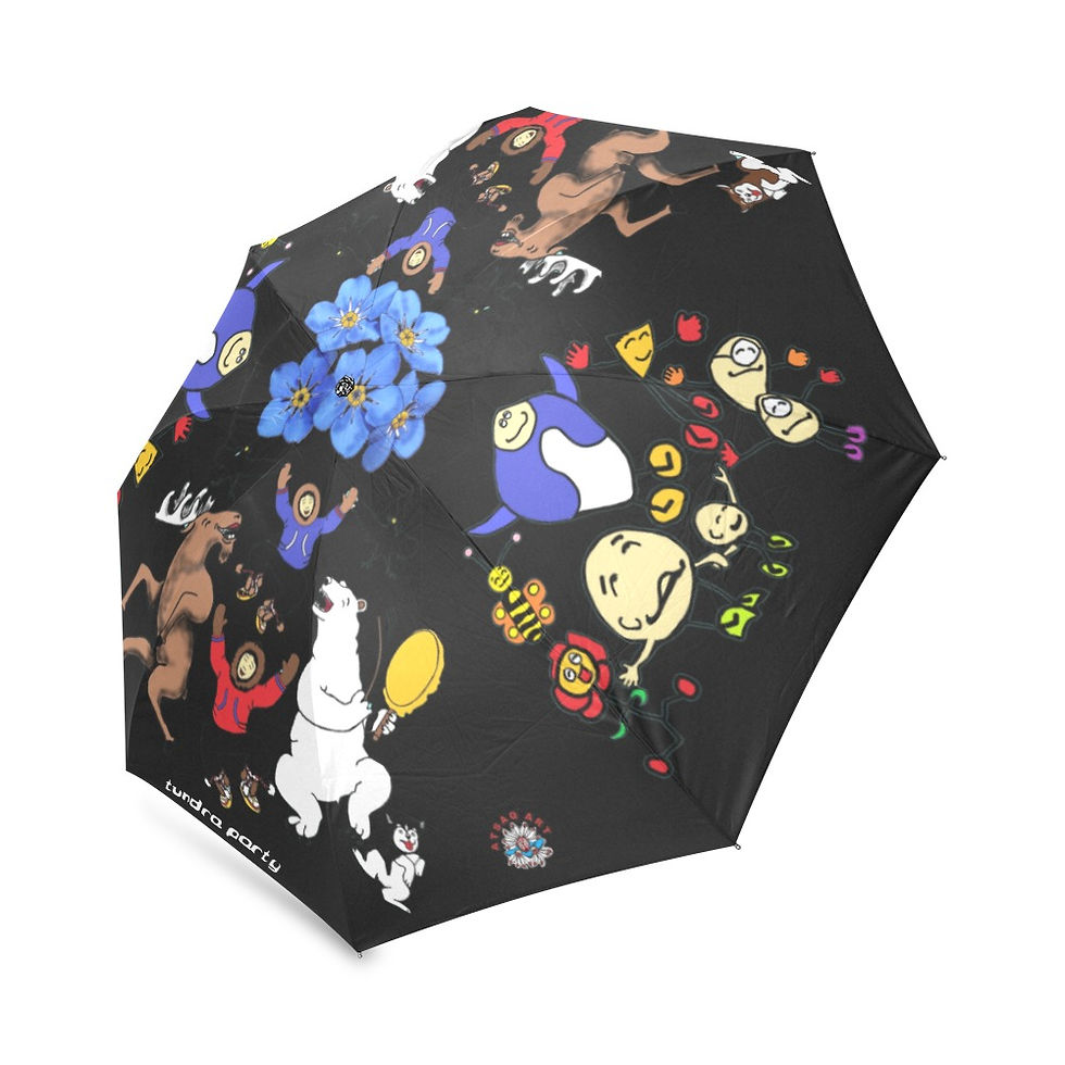 Black Party Foldable Umbrella