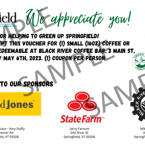 Thank you Green Up Day Sponsors