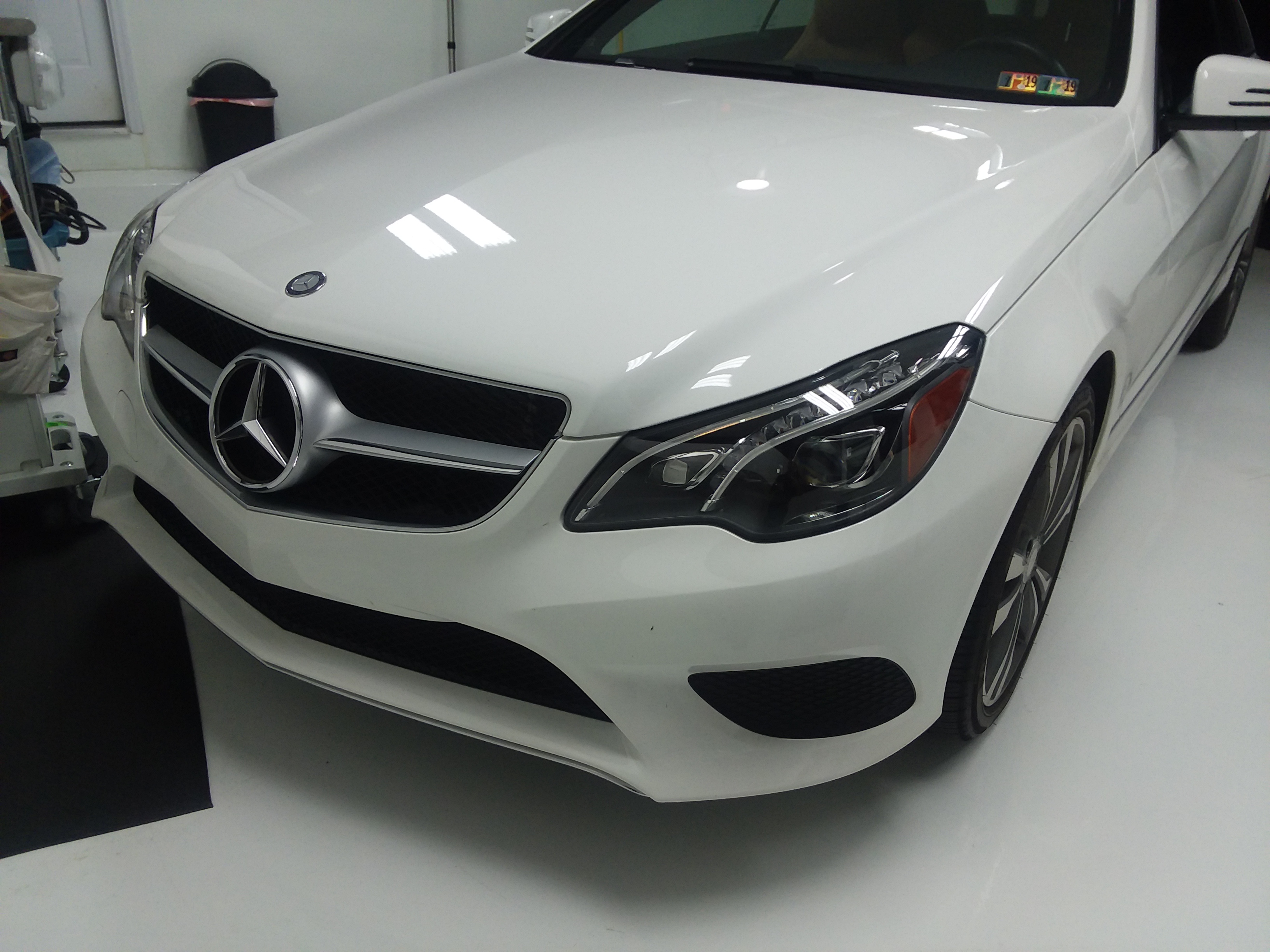 Merceded Benz E400 Before Decon Wash