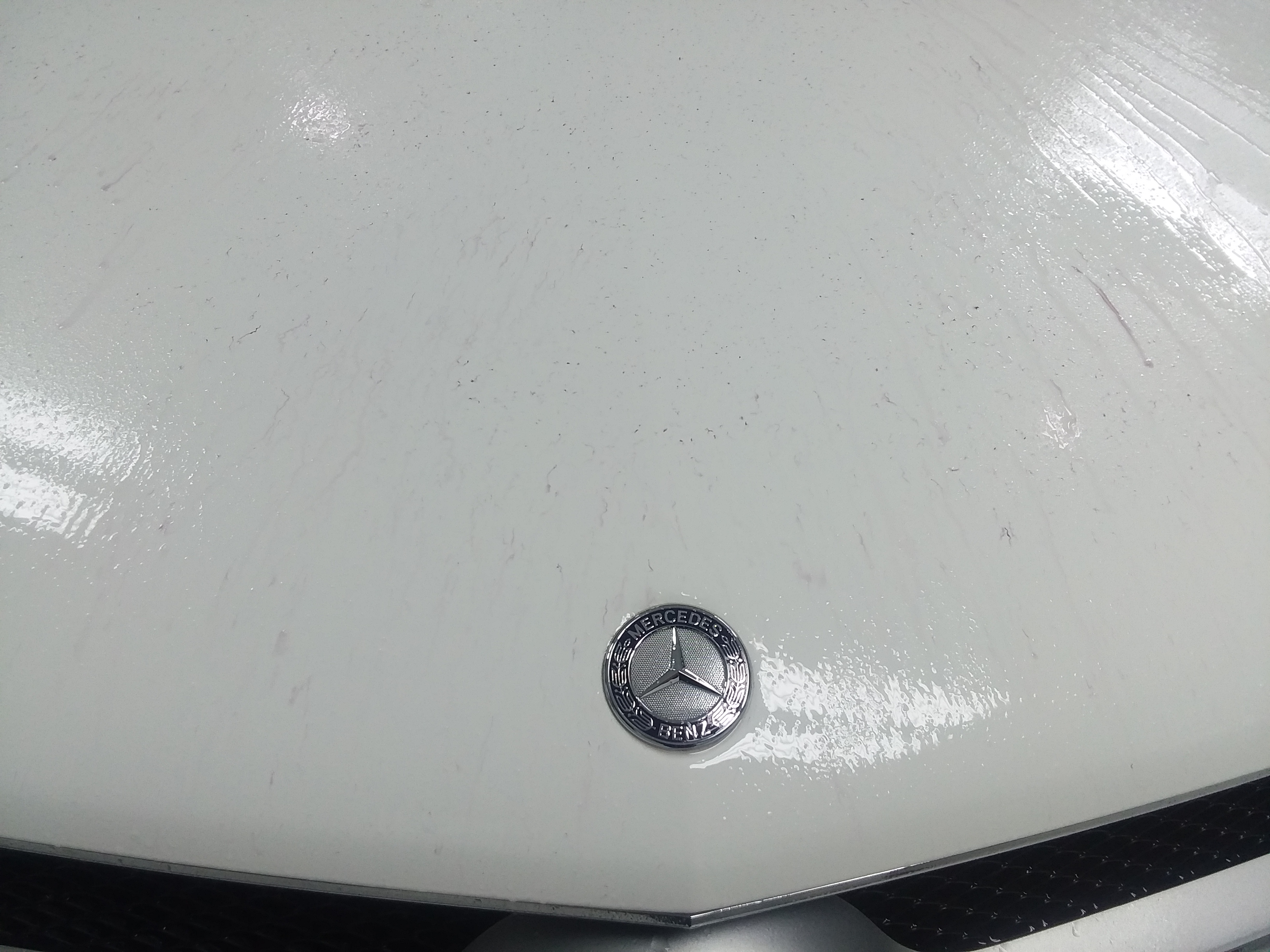 Mercedes Benz E400 During Decon Wash