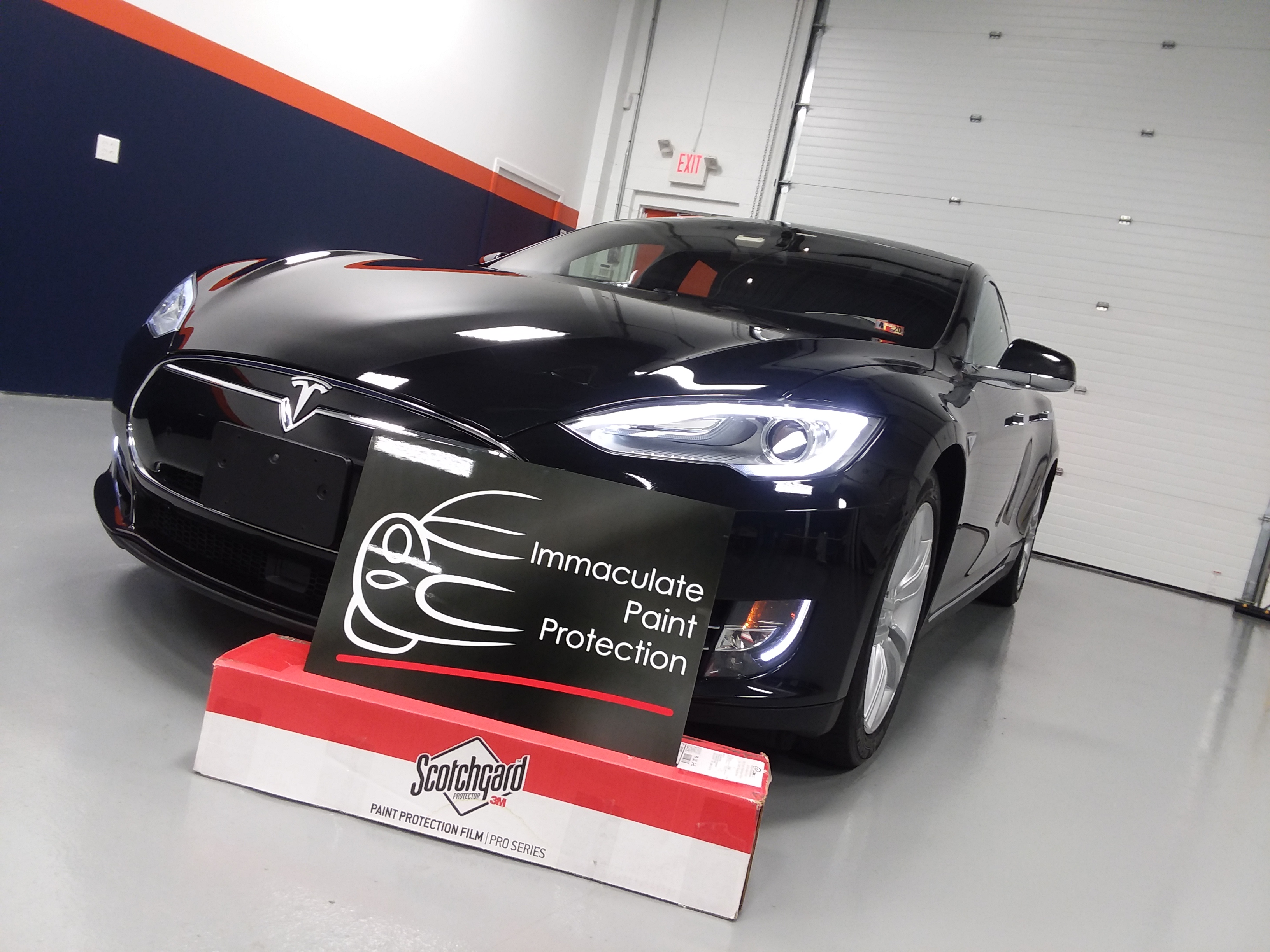 2015 Tesla P90D 3M Clear Bra
