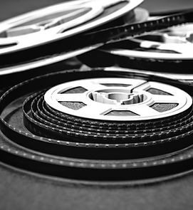 Film Reels Close-Up