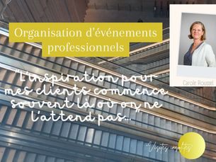 Organisation d'événements professionnels