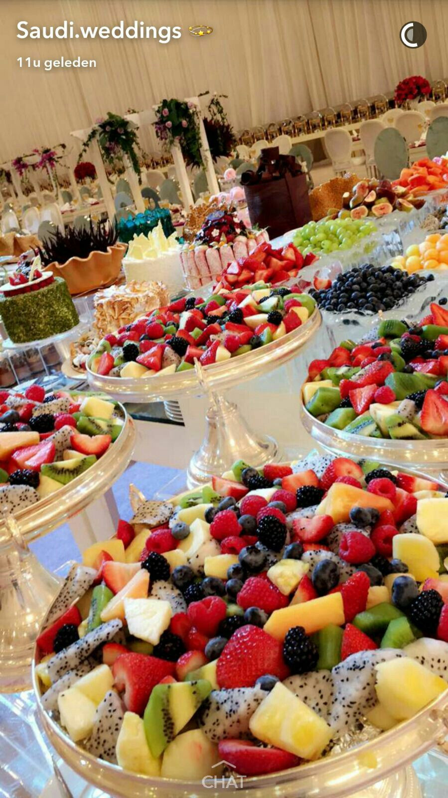 Mesa de snacks Frutilandia