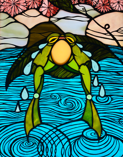 When Green Frogs are Blue