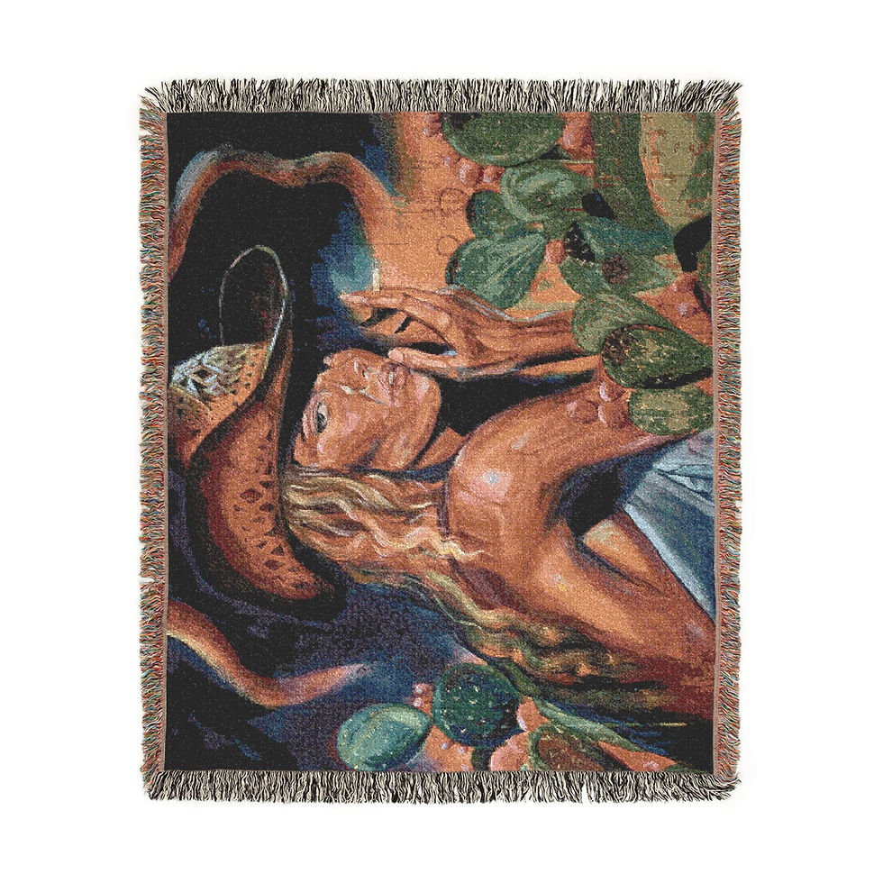 Thumbnail: Wild Rose Between the Thorns - Woven Blanket