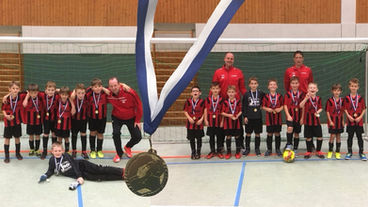 F-Jugend beim Hallenturnier in Hochstetten