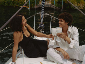 Experience the perfect Lake Como aperitivo by boat with prosecco, Italian flavors, stunning villas and sunset views. A unique private sailing experience.